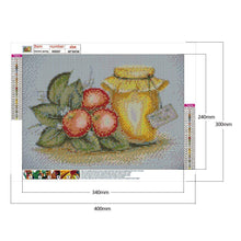 Charger l&#39;image dans la galerie, Fruit - diamant rond complet - 40x30cm
