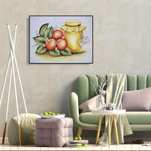 Charger l&#39;image dans la galerie, Fruit - diamant rond complet - 40x30cm

