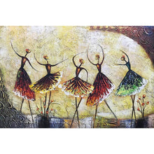 Charger l&#39;image dans la galerie, Danse - diamant rond complet - 40x30cm
