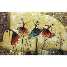 Charger l&#39;image dans la galerie, Danse - diamant rond complet - 40x30cm
