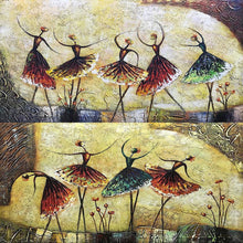 Charger l&#39;image dans la galerie, Danse - diamant rond complet - 40x30cm
