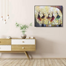 Charger l&#39;image dans la galerie, Danse - diamant rond complet - 40x30cm
