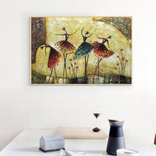Charger l&#39;image dans la galerie, Danse - diamant rond complet - 40x30cm
