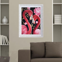 Charger l&#39;image dans la galerie, Oiseau rose - peinture complète de diamant - 40x30cm

