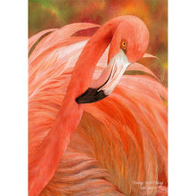 Charger l&#39;image dans la galerie, Oiseau rose - peinture complète de diamant - 40x30cm
