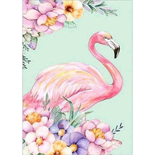 Charger l&#39;image dans la galerie, Oiseau rose - peinture complète de diamant - 40x30cm
