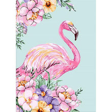 Charger l&#39;image dans la galerie, Oiseau rose - peinture complète de diamant - 40x30cm
