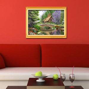 Paysage - peinture en diamant complet - 40x30cm