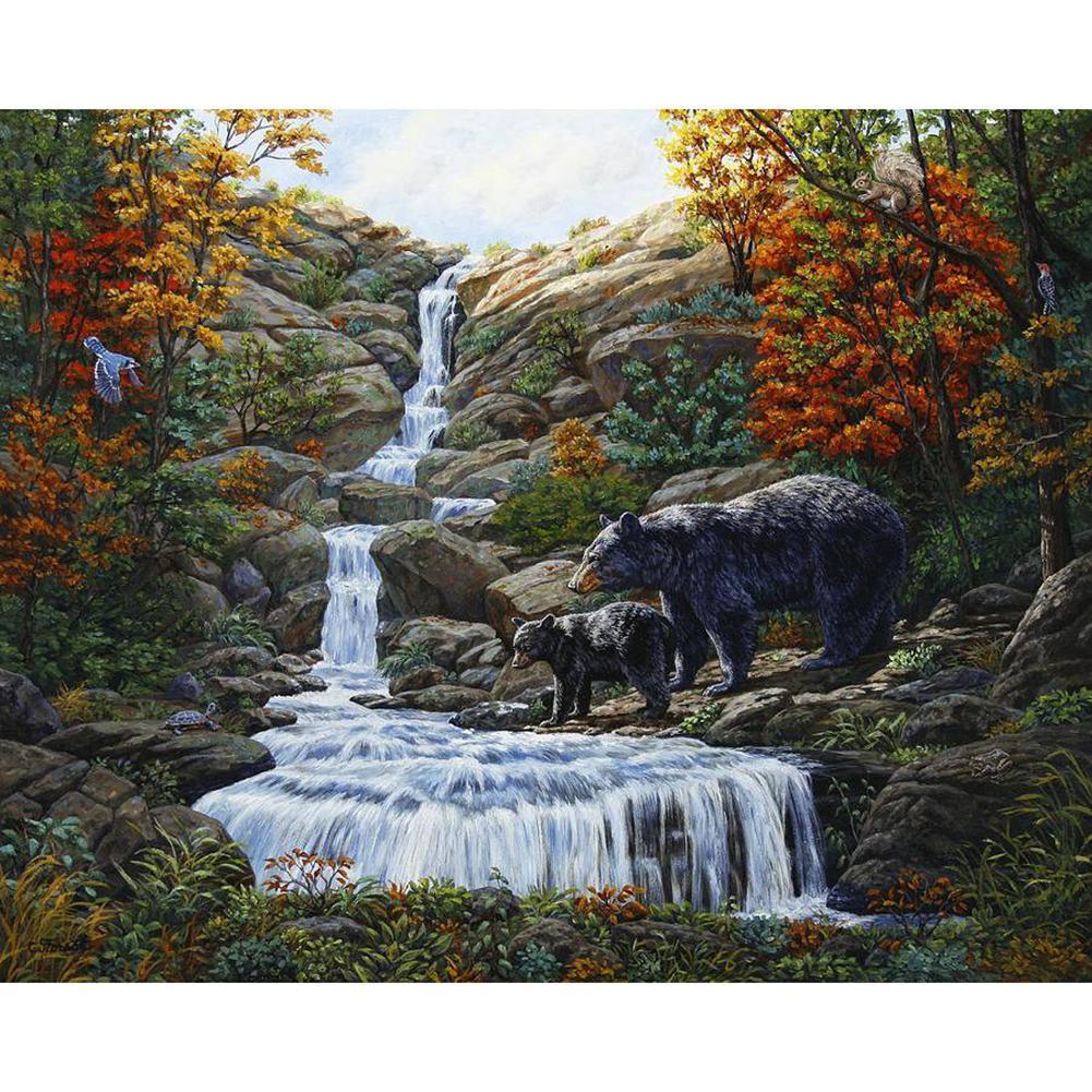 Paysage - peinture en diamant complet - 40x30cm