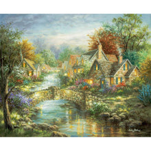 Charger l&#39;image dans la galerie, Paysage - peinture en diamant complet - 40x30cm
