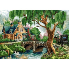 Charger l&#39;image dans la galerie, Paysage - peinture en diamant complet - 40x30cm
