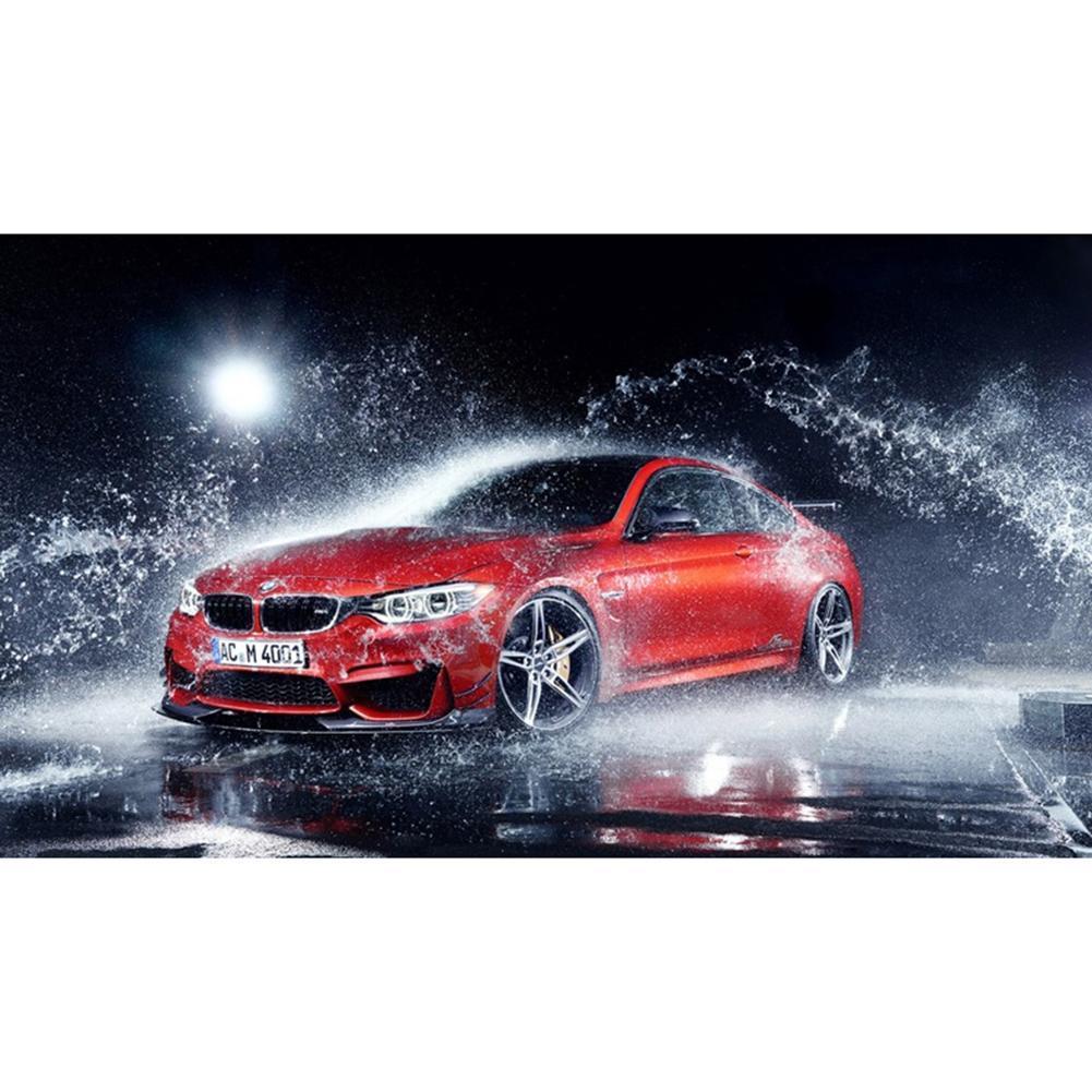 Voiture - peinture en diamant complet - 40x30cm