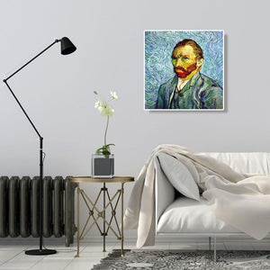 Portrait - peinture en diamant complet - 30x30cm