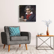 Charger l&#39;image dans la galerie, Portrait - peinture en diamant complet - 30x30cm
