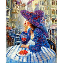 Charger l&#39;image dans la galerie, Réunion - diamant rond complet - 30x40cm
