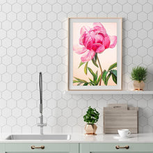 Charger l&#39;image dans la galerie, Fleur - diamant rond complet - 30x40cm

