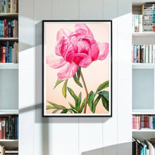 Charger l&#39;image dans la galerie, Fleur - diamant rond complet - 30x40cm
