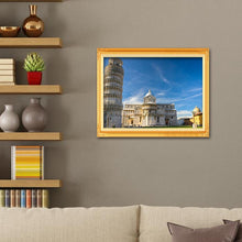 Charger l&#39;image dans la galerie, Tour penchée - diamant rond complet - 40x30cm
