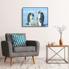 Charger l&#39;image dans la galerie, Pingouin - diamant rond complet - 40x30cm
