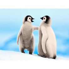 Charger l&#39;image dans la galerie, Pingouin - diamant rond complet - 40x30cm
