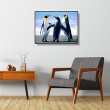 Charger l&#39;image dans la galerie, Pingouin - diamant rond complet - 40x30cm
