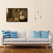 Charger l&#39;image dans la galerie, Fille - diamant rond complet - 40x30cm
