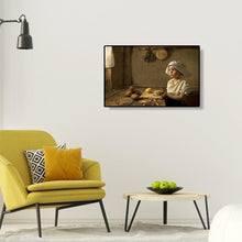 Charger l&#39;image dans la galerie, Fille - diamant rond complet - 40x30cm
