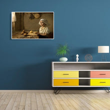 Charger l&#39;image dans la galerie, Fille - diamant rond complet - 40x30cm
