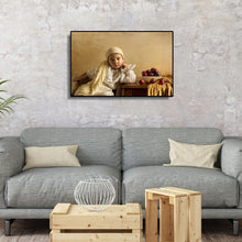 Charger l&#39;image dans la galerie, Fille - diamant rond complet - 40x30cm
