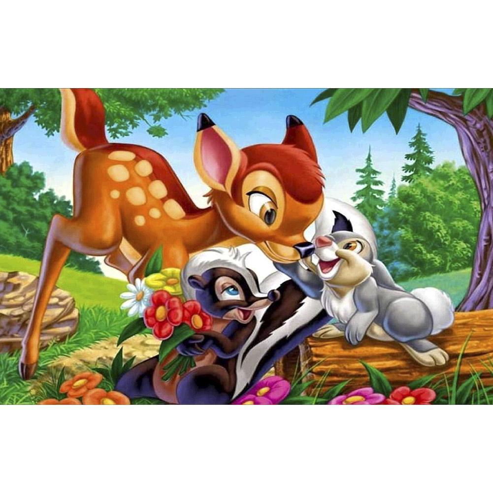 Animal - peinture en diamant complet - 40x30cm