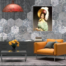 Charger l&#39;image dans la galerie, Fille élégante - diamant rond complet - 40x50cm
