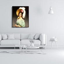 Charger l&#39;image dans la galerie, Fille élégante - diamant rond complet - 40x50cm
