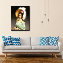 Charger l&#39;image dans la galerie, Fille élégante - diamant rond complet - 40x50cm
