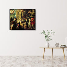 Charger l&#39;image dans la galerie, Célèbre - diamant rond complet - 50x40cm
