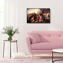 Charger l&#39;image dans la galerie, Père Noël - diamant rond complet - 40x30cm
