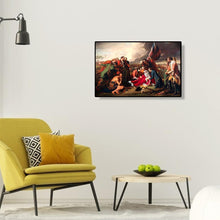 Charger l&#39;image dans la galerie, Père Noël - diamant rond complet - 40x30cm
