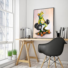 Charger l&#39;image dans la galerie, Grenouille de forme physique - peinture complète de diamant - 30x40cm
