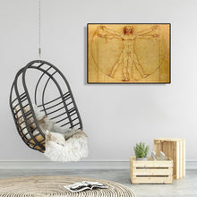 Charger l&#39;image dans la galerie, Homme - diamant rond complet - 40x30cm
