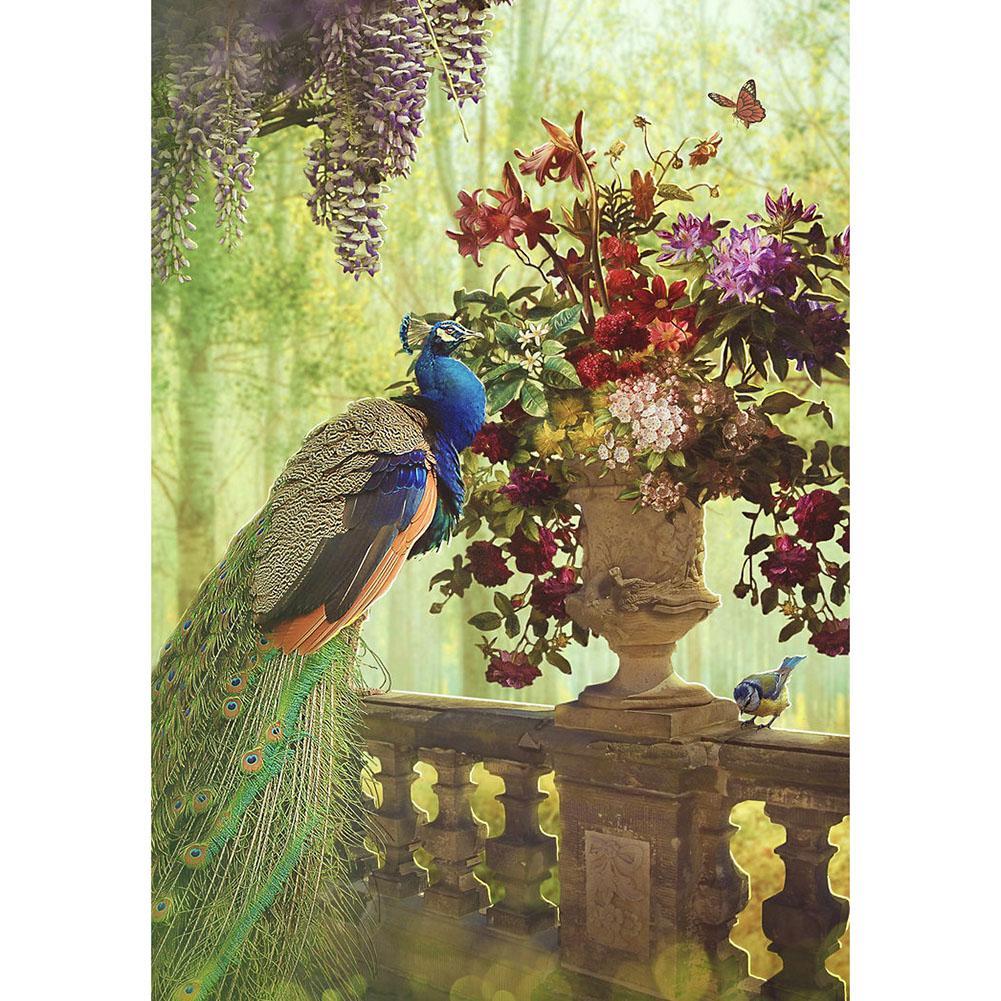 Peafowl - peinture en diamant complet - 30x40cm