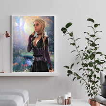 Charger l&#39;image dans la galerie, Fille - peinture complète de diamant - 30x40cm
