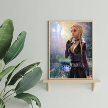 Charger l&#39;image dans la galerie, Fille - peinture complète de diamant - 30x40cm
