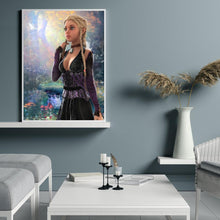 Charger l&#39;image dans la galerie, Fille - peinture complète de diamant - 30x40cm
