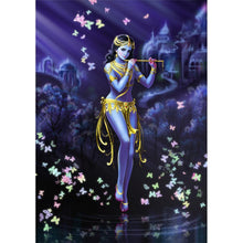 Charger l&#39;image dans la galerie, Papillon de fille - diamant rond complet - 30x40cm
