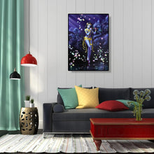 Charger l&#39;image dans la galerie, Papillon de fille - diamant rond complet - 30x40cm
