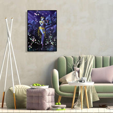 Charger l&#39;image dans la galerie, Papillon de fille - diamant rond complet - 30x40cm
