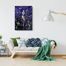 Charger l&#39;image dans la galerie, Papillon de fille - diamant rond complet - 30x40cm
