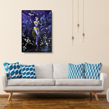 Charger l&#39;image dans la galerie, Papillon de fille - diamant rond complet - 30x40cm
