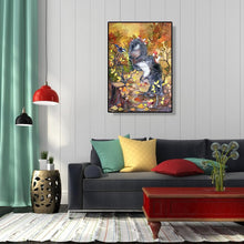 Charger l&#39;image dans la galerie, Hérisson - diamant rond complet - 30x40cm
