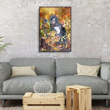 Charger l&#39;image dans la galerie, Hérisson - diamant rond complet - 30x40cm
