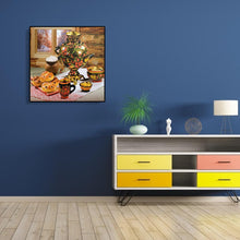 Charger l&#39;image dans la galerie, Table à manger - diamant rond complet - 30x30cm
